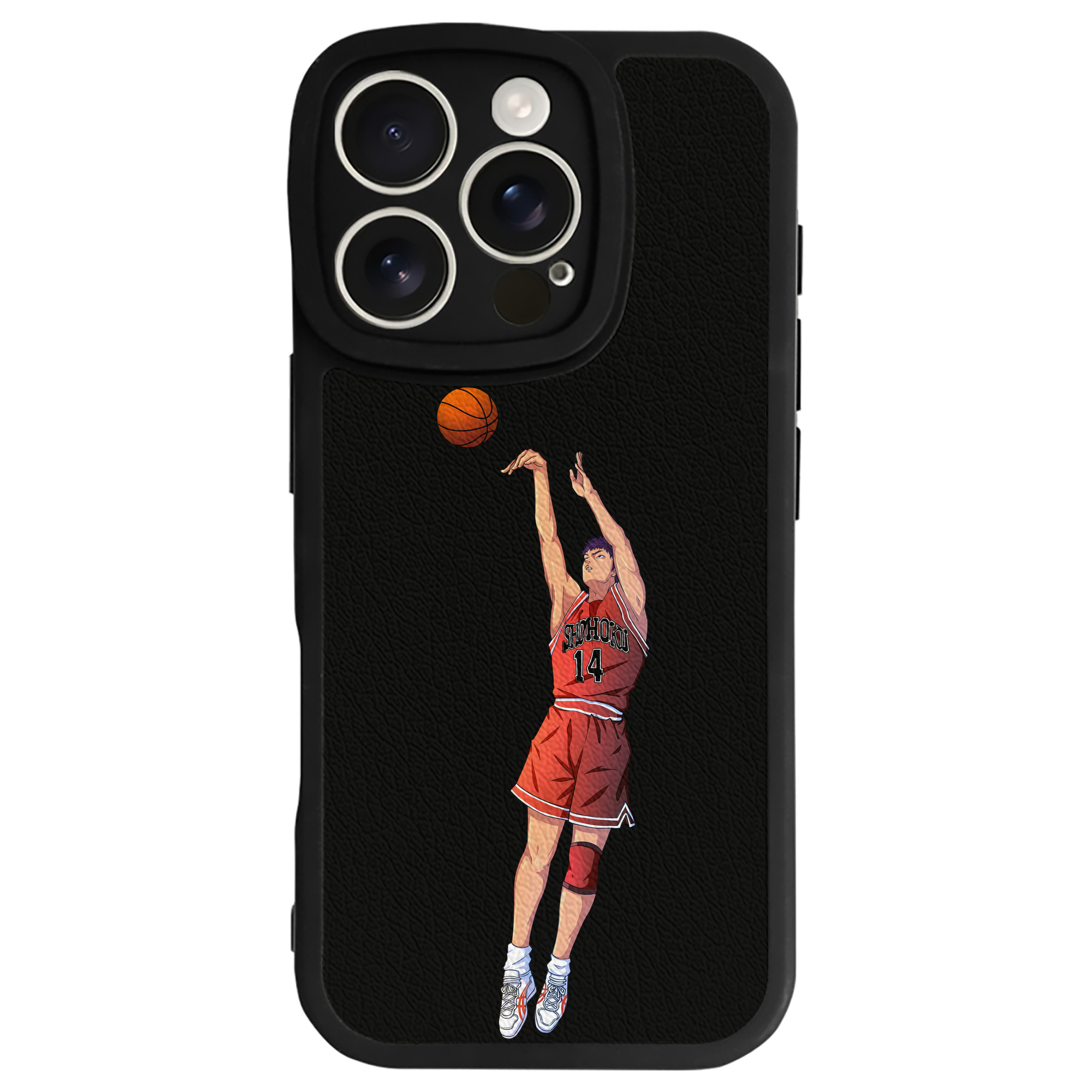 （画像用） SLAM DUNK／スラムダンク 【iPhone 16シリーズ対応】シリコンスマホケース（レザー調） 材質：シリコン